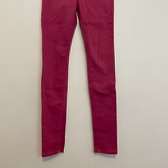 JOE'S JEANS JOES JEANS the Skinny Solid Magenta Pink Lyocell Cotton Jeans W26 26 - Picture 5 of 13